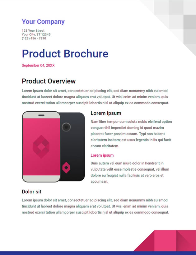 Image 12 for Google Docs Flyer Template